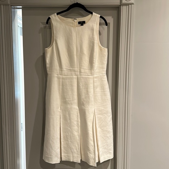 J. Crew Dresses J Crew Offwhite Linen Dress Poshmark